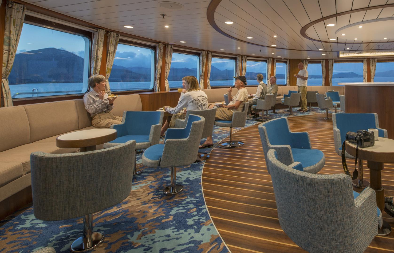 Lounge area on National Geographic Endeavour II